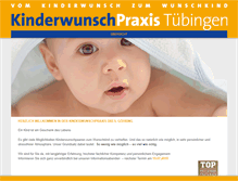 Tablet Screenshot of kinderwunschpraxis.com